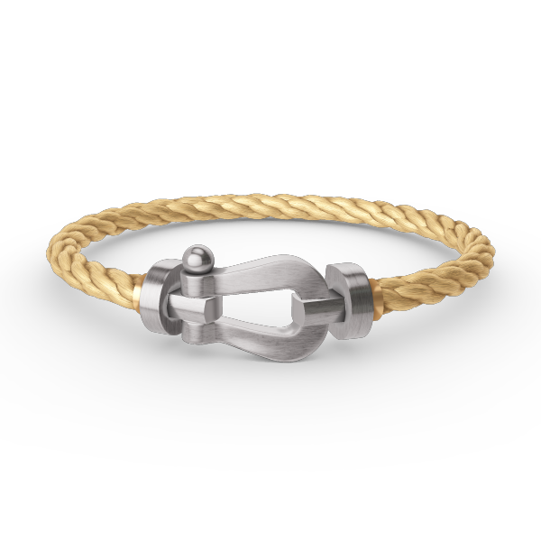 [AuraEcho]FORCE LARGE HORSESHOE NO DIAMOND BRACELET SILVER