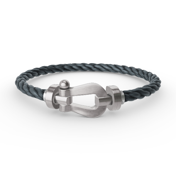 [AuraEcho]FORCE LARGE HORSESHOE NO DIAMOND BRACELET SILVER