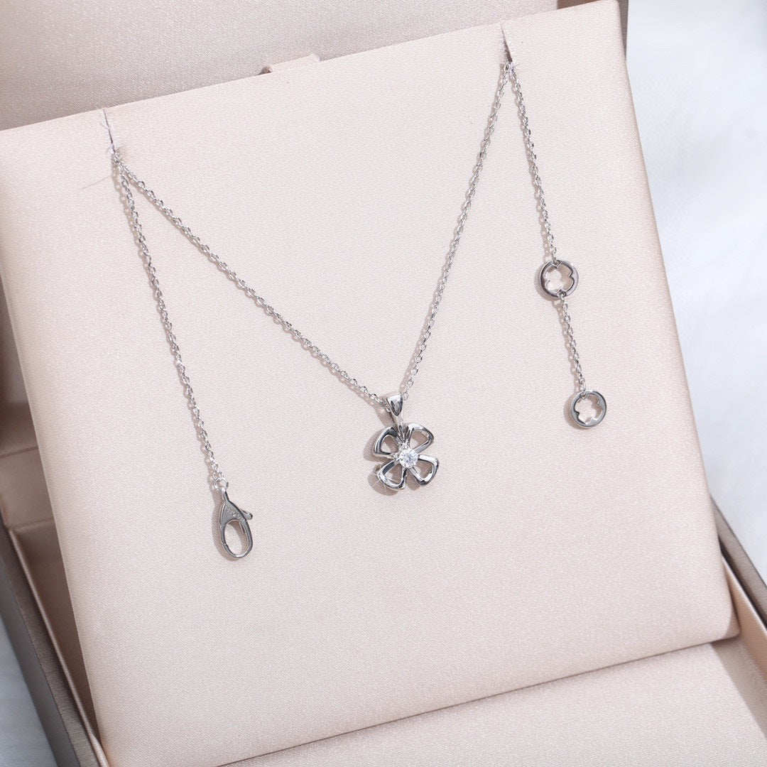 [AuraEcho]FIOREVER NECKLACE DIAMOND CENTER
