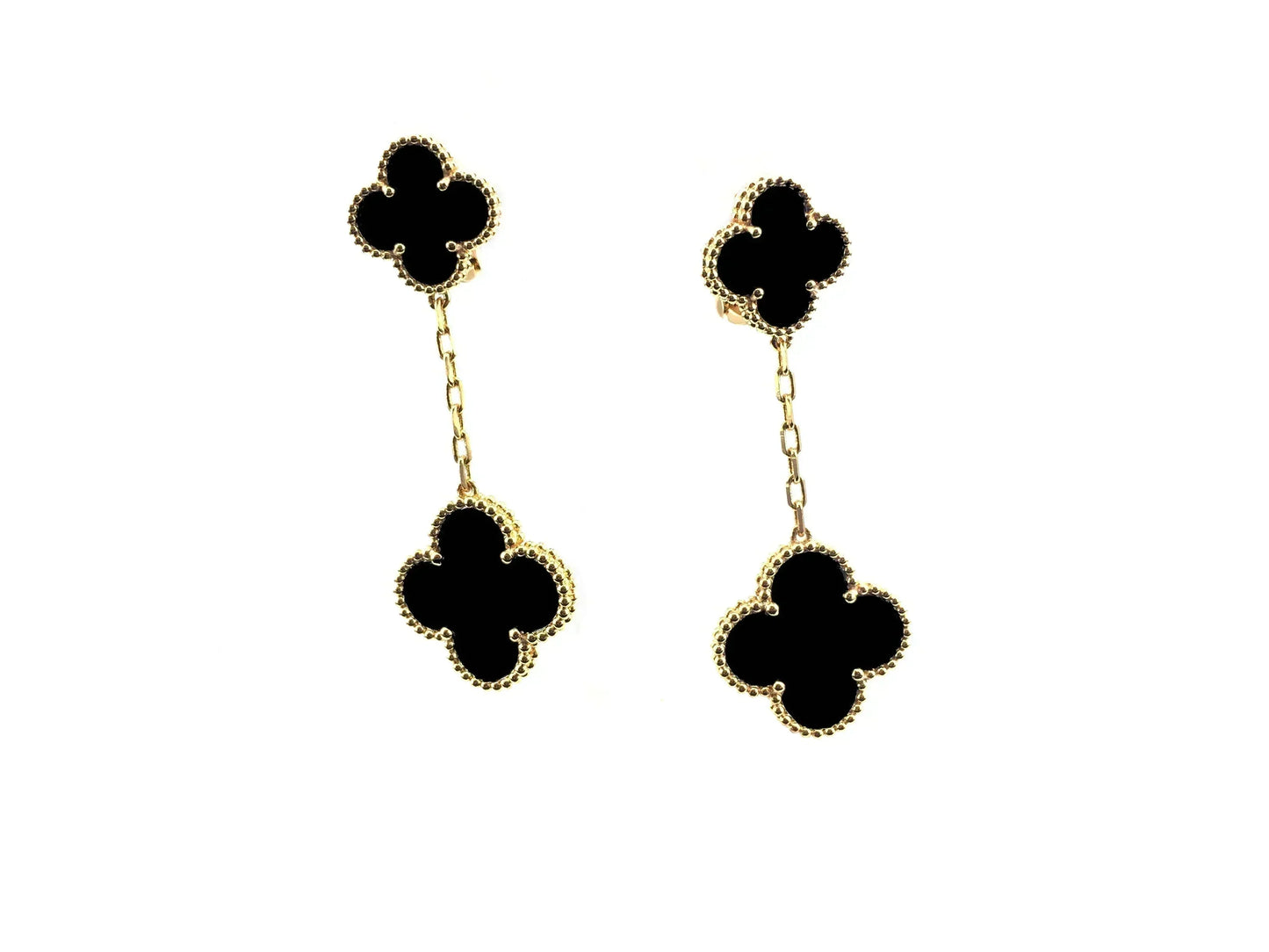 [AuraEcho]CLOVER 2 MOTIFS  EARRINGS (MULTIPLE CHOICESC